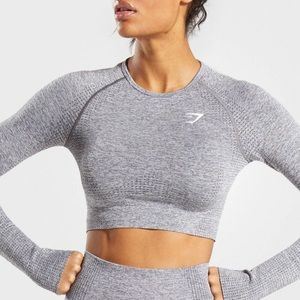Gym shark crop top and training leggings Combo